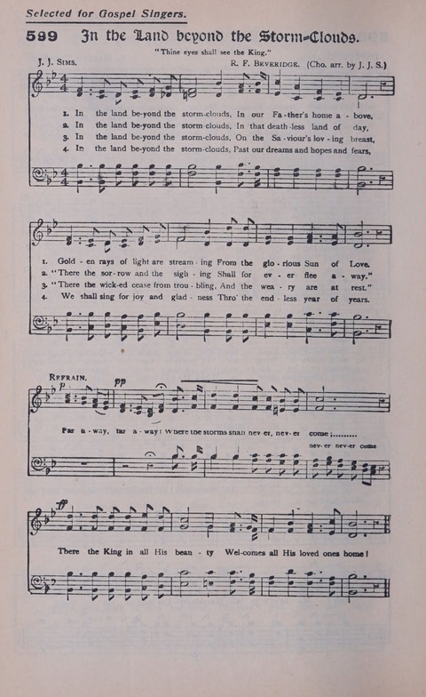 Celestial Songs: a collection of 900 choice hymns and choruses, selected for all kinds of Christian Getherings, Evangelistic Word, Solo Singers, Choirs, and the Home Circle page 528