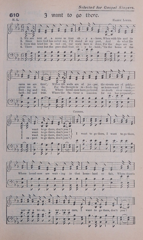 Celestial Songs: a collection of 900 choice hymns and choruses, selected for all kinds of Christian Getherings, Evangelistic Word, Solo Singers, Choirs, and the Home Circle page 539