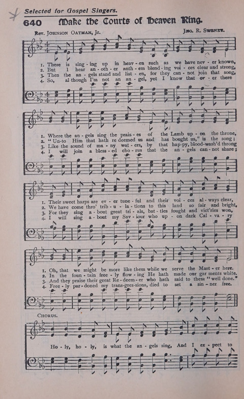 Celestial Songs: a collection of 900 choice hymns and choruses, selected for all kinds of Christian Getherings, Evangelistic Word, Solo Singers, Choirs, and the Home Circle page 570