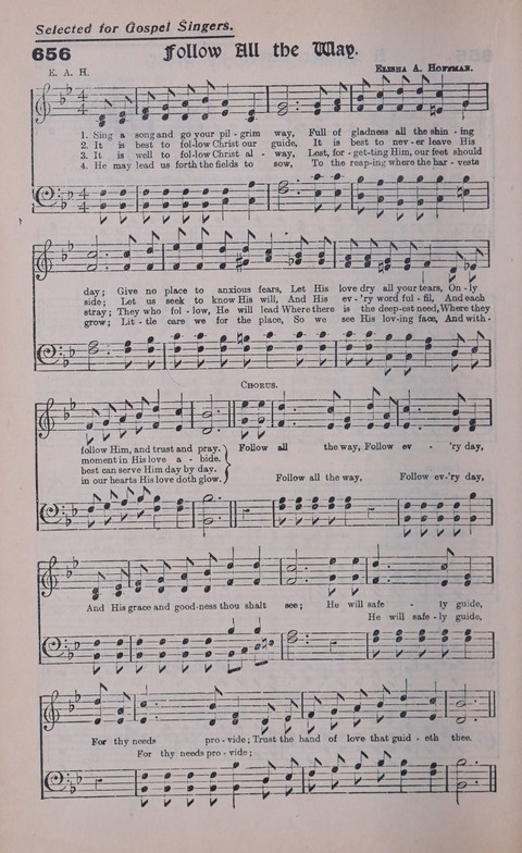 Celestial Songs: a collection of 900 choice hymns and choruses, selected for all kinds of Christian Getherings, Evangelistic Word, Solo Singers, Choirs, and the Home Circle page 584