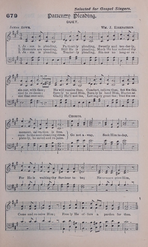 Celestial Songs: a collection of 900 choice hymns and choruses, selected for all kinds of Christian Getherings, Evangelistic Word, Solo Singers, Choirs, and the Home Circle page 603