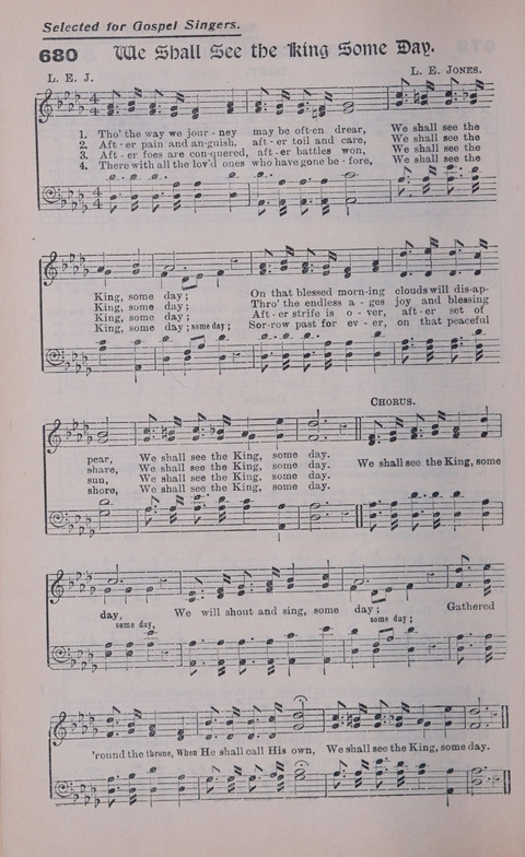 Celestial Songs: a collection of 900 choice hymns and choruses, selected for all kinds of Christian Getherings, Evangelistic Word, Solo Singers, Choirs, and the Home Circle page 604