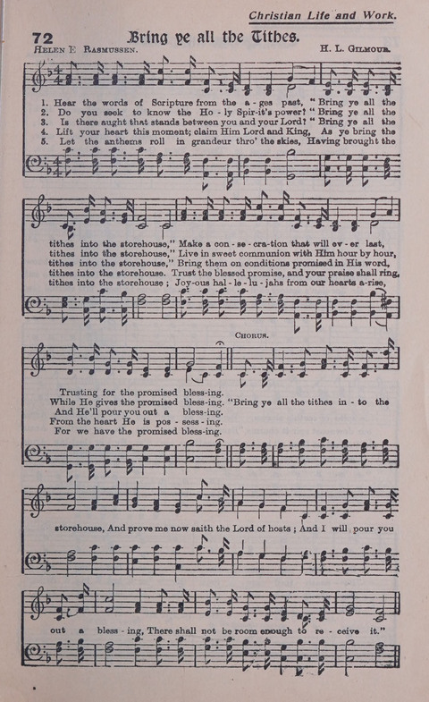 Celestial Songs: a collection of 900 choice hymns and choruses, selected for all kinds of Christian Getherings, Evangelistic Word, Solo Singers, Choirs, and the Home Circle page 63