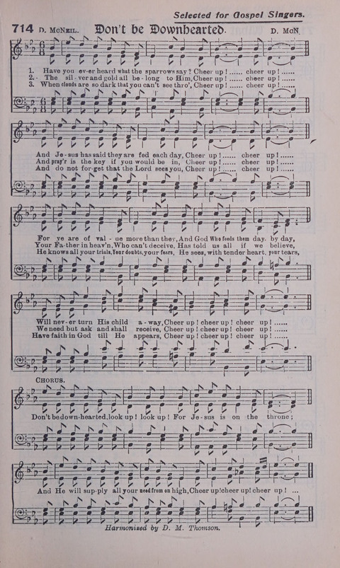 Celestial Songs: a collection of 900 choice hymns and choruses, selected for all kinds of Christian Getherings, Evangelistic Word, Solo Singers, Choirs, and the Home Circle page 641