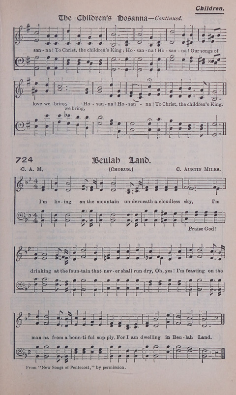 Celestial Songs: a collection of 900 choice hymns and choruses, selected for all kinds of Christian Getherings, Evangelistic Word, Solo Singers, Choirs, and the Home Circle page 651