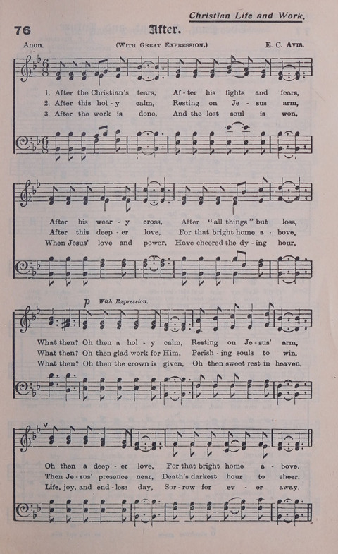 Celestial Songs: a collection of 900 choice hymns and choruses, selected for all kinds of Christian Getherings, Evangelistic Word, Solo Singers, Choirs, and the Home Circle page 67