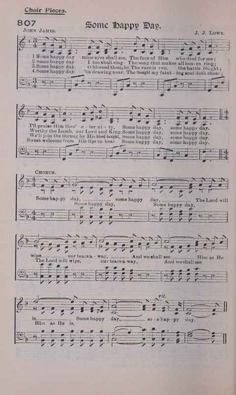 Celestial Songs: a collection of 900 choice hymns and choruses, selected for all kinds of Christian Getherings, Evangelistic Word, Solo Singers, Choirs, and the Home Circle page 718