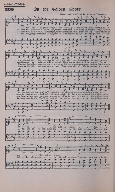 Celestial Songs: a collection of 900 choice hymns and choruses, selected for all kinds of Christian Getherings, Evangelistic Word, Solo Singers, Choirs, and the Home Circle page 720