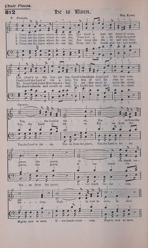 Celestial Songs: a collection of 900 choice hymns and choruses, selected for all kinds of Christian Getherings, Evangelistic Word, Solo Singers, Choirs, and the Home Circle page 724