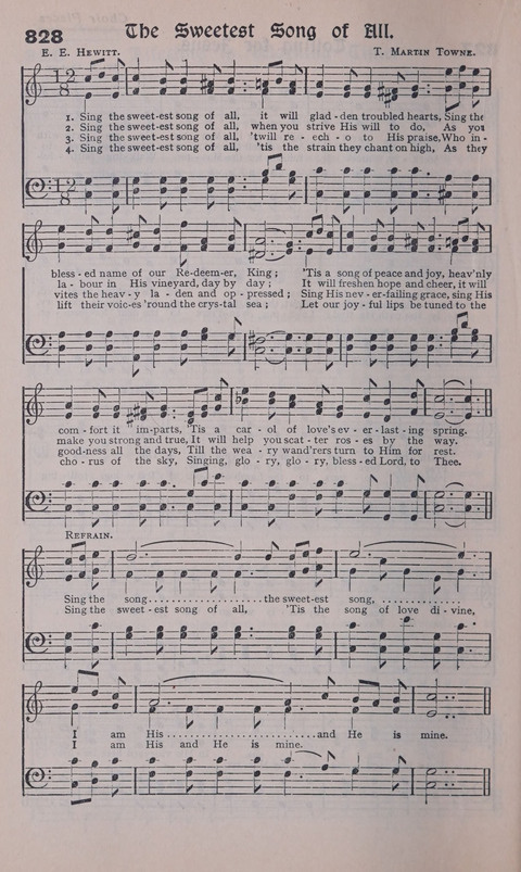 Celestial Songs: a collection of 900 choice hymns and choruses, selected for all kinds of Christian Getherings, Evangelistic Word, Solo Singers, Choirs, and the Home Circle page 740