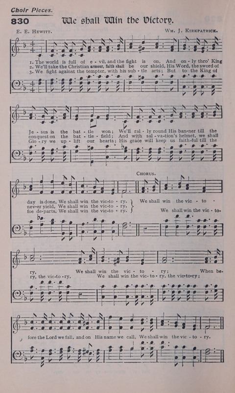 Celestial Songs: a collection of 900 choice hymns and choruses, selected for all kinds of Christian Getherings, Evangelistic Word, Solo Singers, Choirs, and the Home Circle page 742