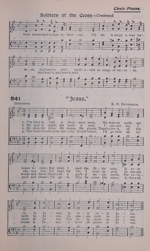 Celestial Songs: a collection of 900 choice hymns and choruses, selected for all kinds of Christian Getherings, Evangelistic Word, Solo Singers, Choirs, and the Home Circle page 753