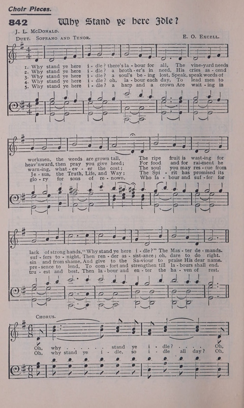 Celestial Songs: a collection of 900 choice hymns and choruses, selected for all kinds of Christian Getherings, Evangelistic Word, Solo Singers, Choirs, and the Home Circle page 754