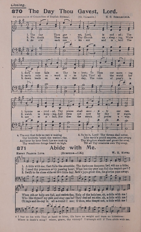 Celestial Songs: a collection of 900 choice hymns and choruses, selected for all kinds of Christian Getherings, Evangelistic Word, Solo Singers, Choirs, and the Home Circle page 796