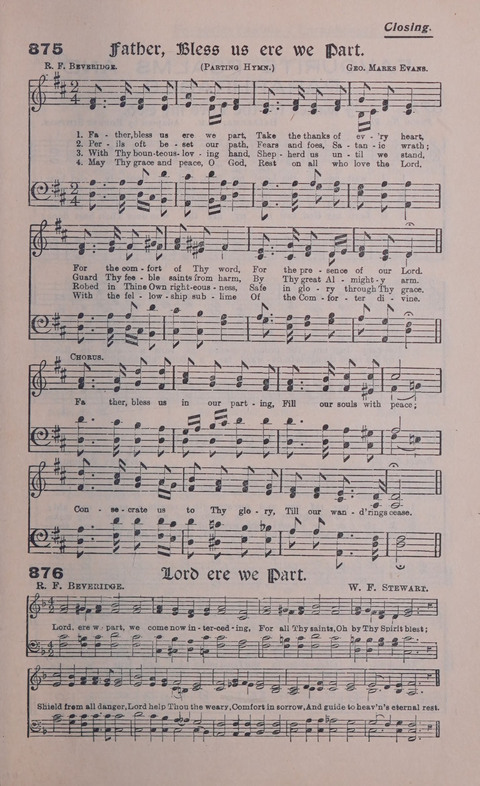 Celestial Songs: a collection of 900 choice hymns and choruses, selected for all kinds of Christian Getherings, Evangelistic Word, Solo Singers, Choirs, and the Home Circle page 799