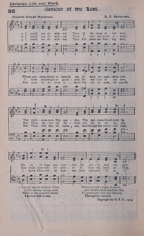 Celestial Songs: a collection of 900 choice hymns and choruses, selected for all kinds of Christian Getherings, Evangelistic Word, Solo Singers, Choirs, and the Home Circle page 84