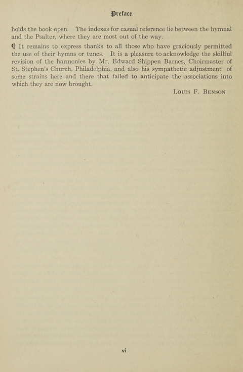 Christian Song page vii