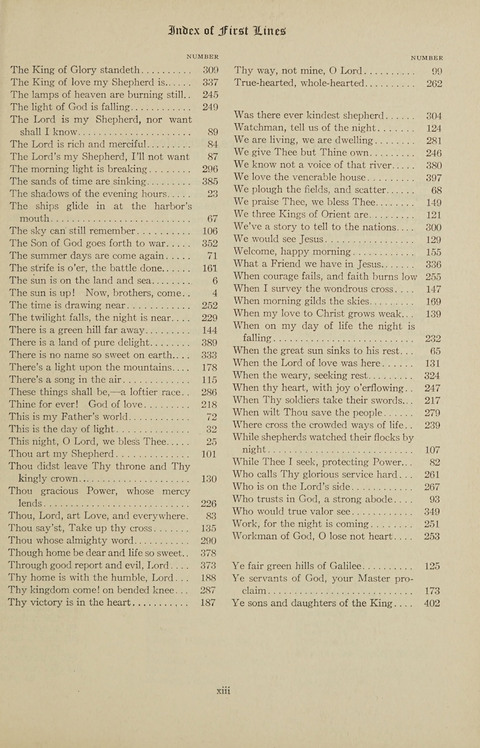 Christian Song page xiv