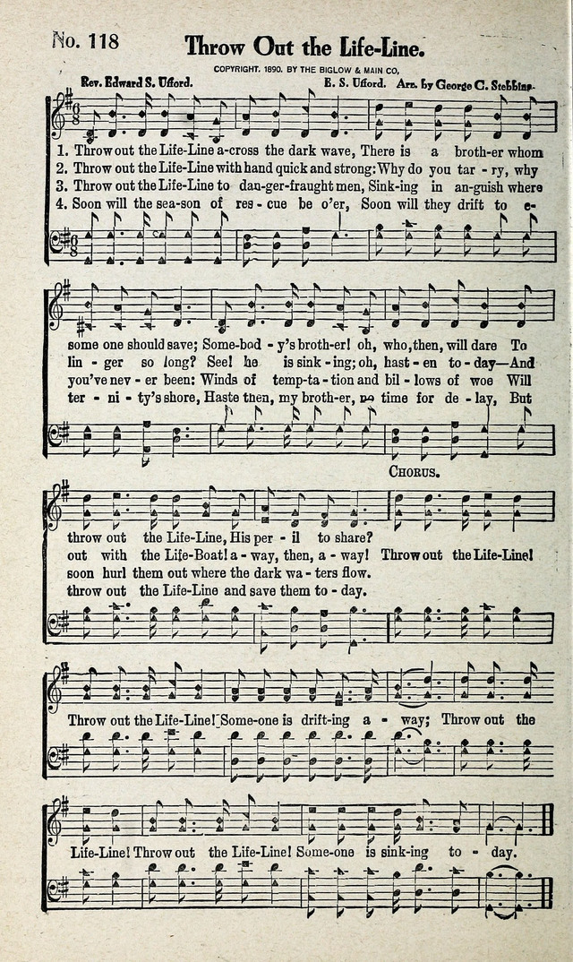 Calvary Songs: A Choice Collection of Gospel Songs, both Old and New page 119