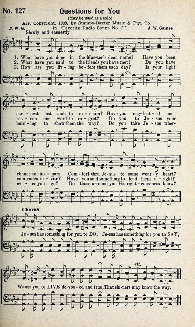 Calvary Songs: A Choice Collection of Gospel Songs, both Old and New page 128