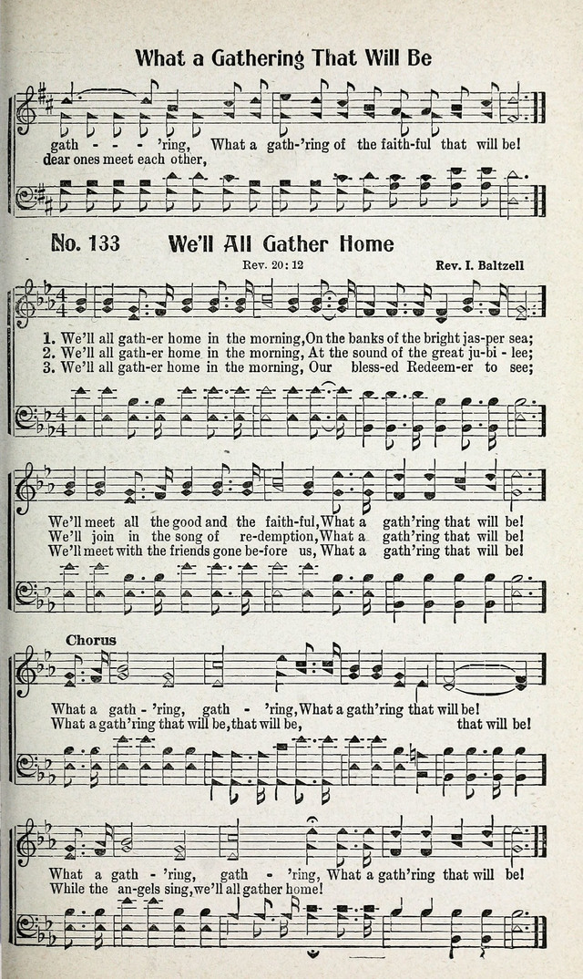 Calvary Songs: A Choice Collection of Gospel Songs, both Old and New page 134