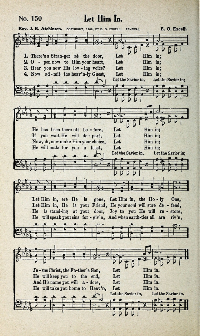 Calvary Songs: A Choice Collection of Gospel Songs, both Old and New page 151