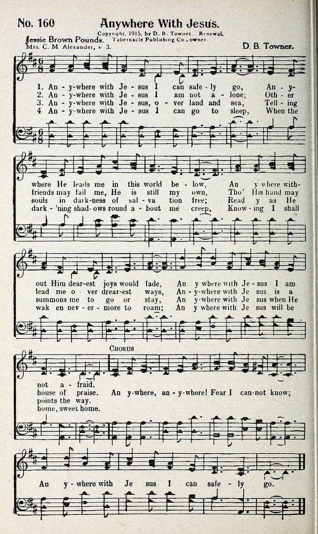 Calvary Songs: A Choice Collection of Gospel Songs, both Old and New page 161