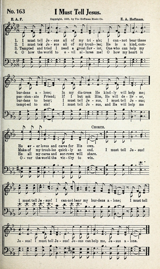 Calvary Songs: A Choice Collection of Gospel Songs, both Old and New page 164