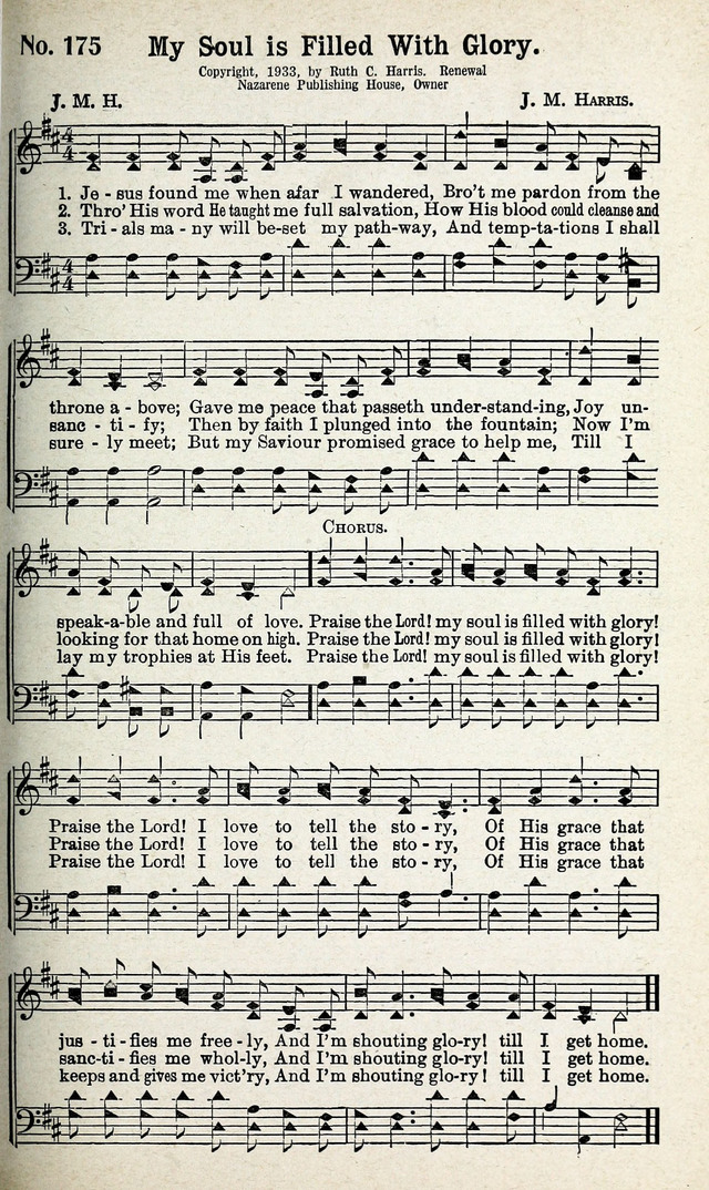 Calvary Songs: A Choice Collection of Gospel Songs, both Old and New page 176
