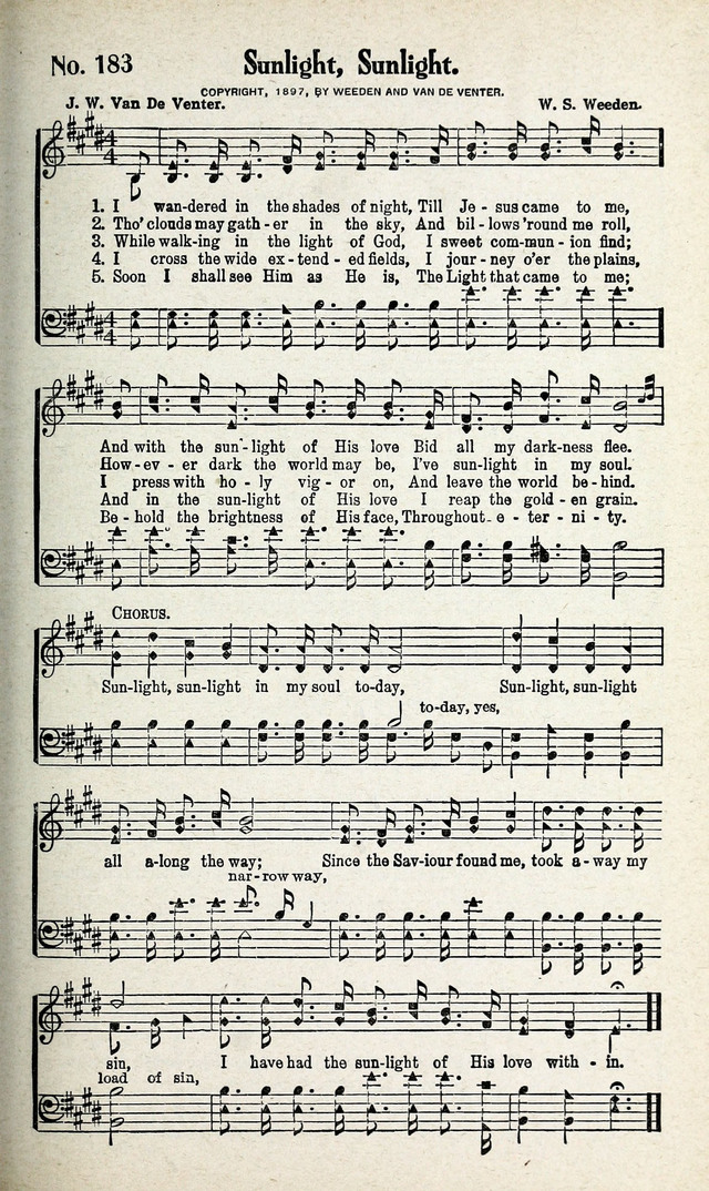 Calvary Songs: A Choice Collection of Gospel Songs, both Old and New page 184