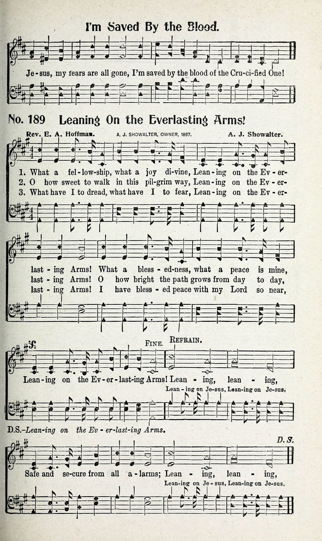 Calvary Songs: A Choice Collection of Gospel Songs, both Old and New page 190