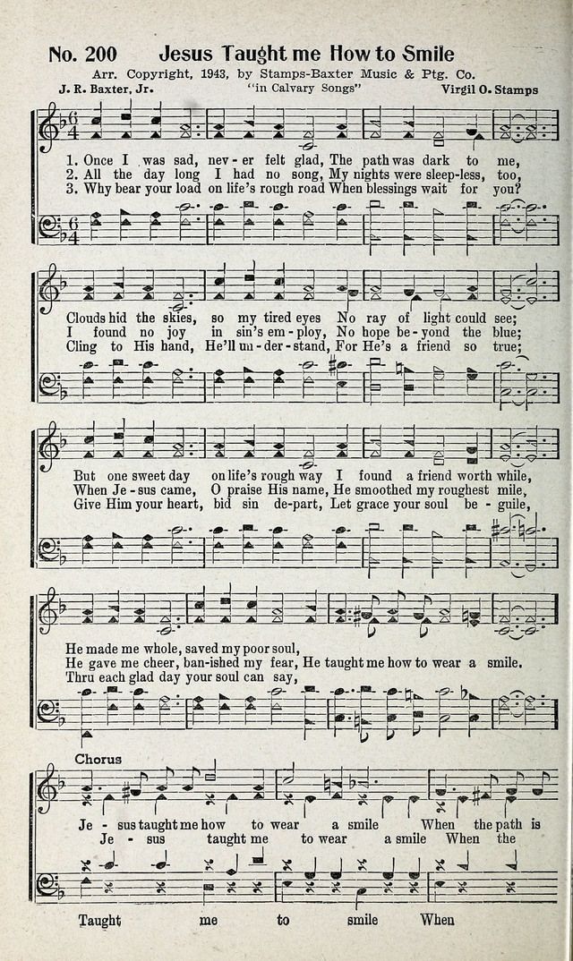 Calvary Songs: A Choice Collection of Gospel Songs, both Old and New page 201