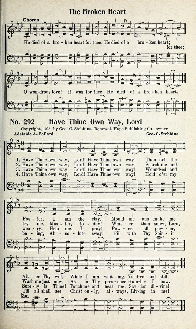 Calvary Songs: A Choice Collection of Gospel Songs, both Old and New page 276