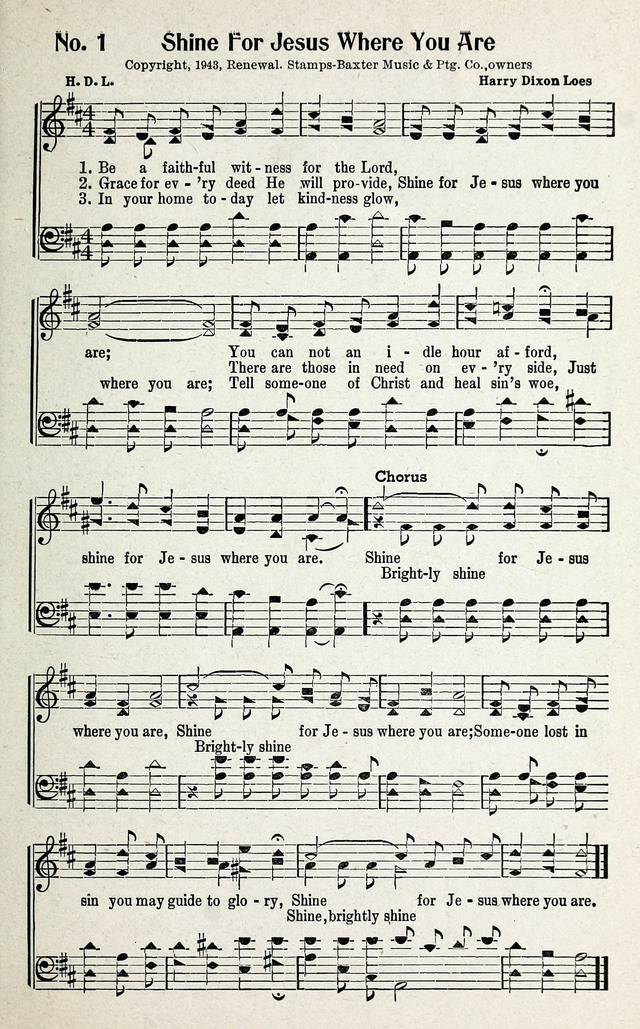 Calvary Songs: A Choice Collection of Gospel Songs, both Old and New page 4