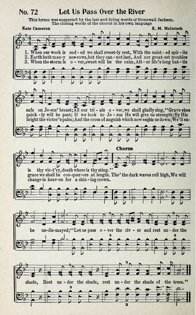 Calvary Songs: A Choice Collection of Gospel Songs, both Old and New page 73