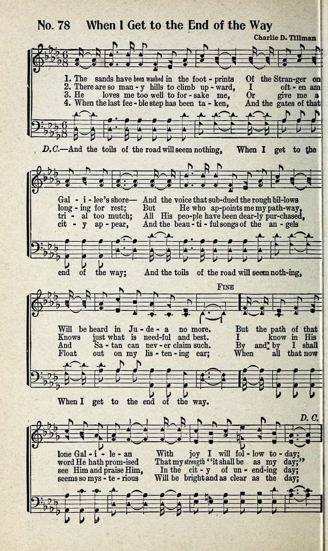 Calvary Songs: A Choice Collection of Gospel Songs, both Old and New page 79