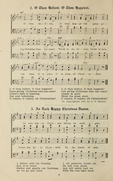The Christmas Song Book: containing Forty of the Best christmas Songs page 2