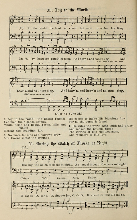 The Christmas Song Book: containing Forty of the Best christmas Songs page 22