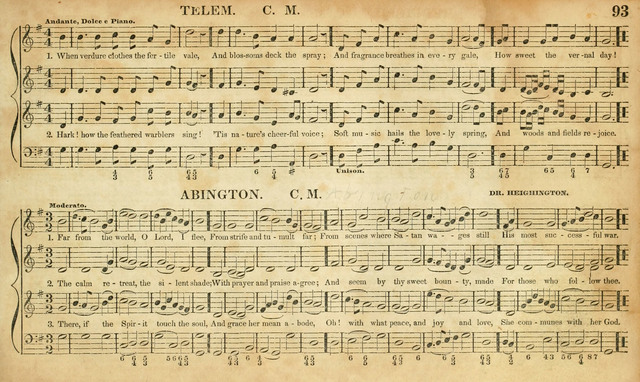 Carmina Sacra: or, Boston Collection of Church Music: comprising the most popular psalm and hymn tunes in eternal use together with a great variety of new tunes, chants, sentences, motetts... page 57