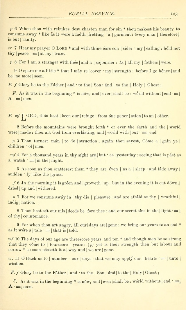 The Church Service Book: containing the words and music for the choral service, the morning and evening canticles, the holy communion, the Psalter, a selection of hymns from the hymnal with music page 130