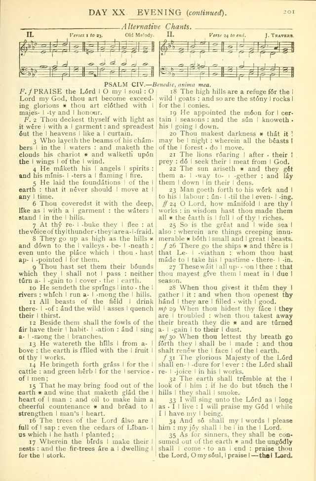 The Church Service Book: containing the words and music for the choral service, the morning and evening canticles, the holy communion, the Psalter, a selection of hymns from the hymnal with music page 212