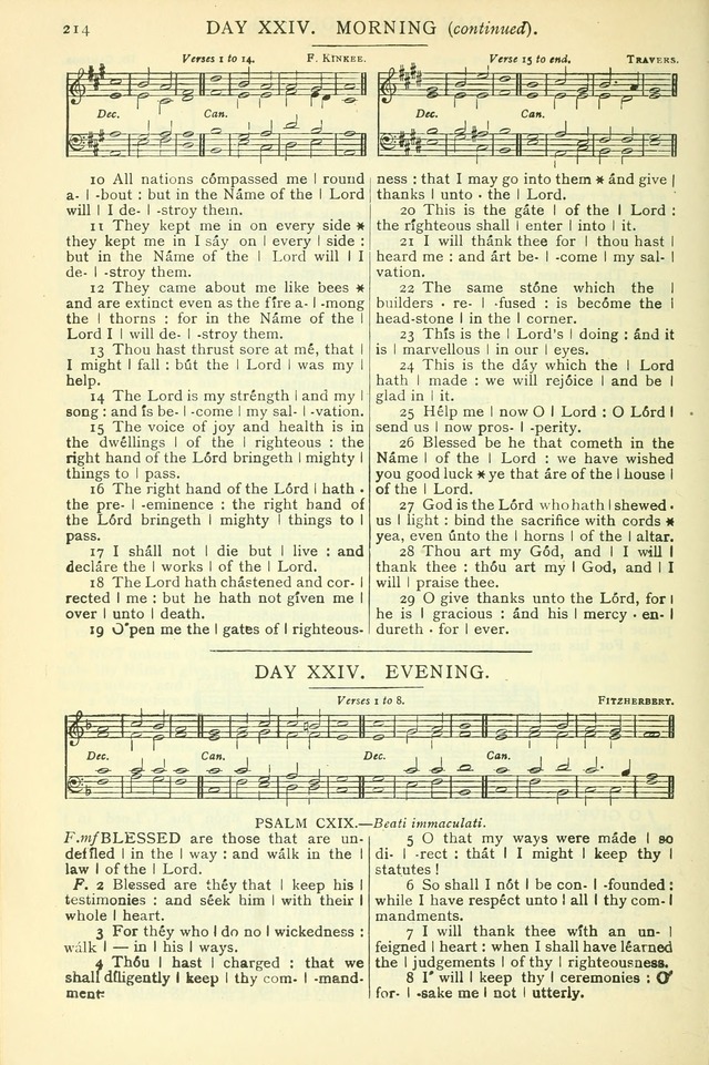 The Church Service Book: containing the words and music for the choral service, the morning and evening canticles, the holy communion, the Psalter, a selection of hymns from the hymnal with music page 225