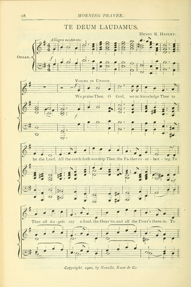 The Church Service Book: containing the words and music for the choral service, the morning and evening canticles, the holy communion, the Psalter, a selection of hymns from the hymnal with music page 25