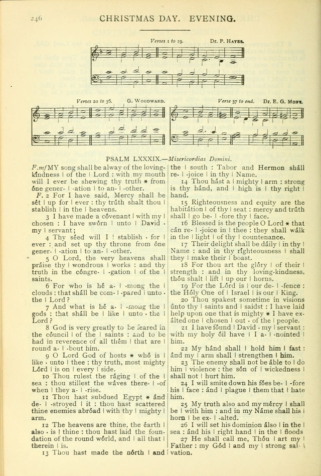 The Church Service Book: containing the words and music for the choral service, the morning and evening canticles, the holy communion, the Psalter, a selection of hymns from the hymnal with music page 259