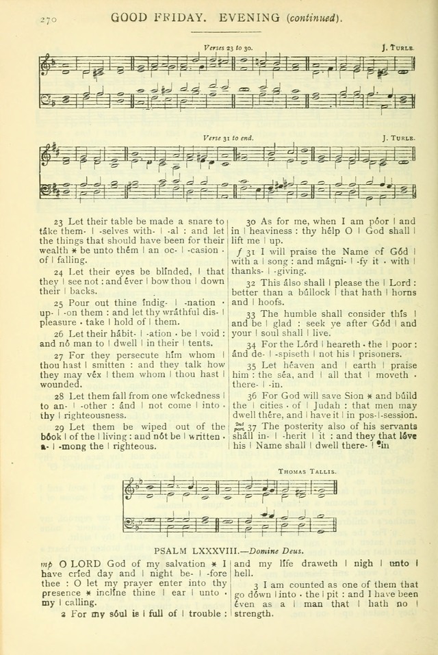 The Church Service Book: containing the words and music for the choral service, the morning and evening canticles, the holy communion, the Psalter, a selection of hymns from the hymnal with music page 283