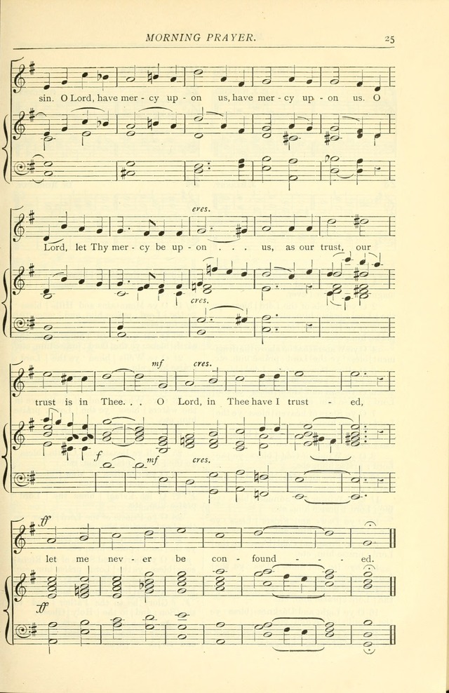 The Church Service Book: containing the words and music for the choral service, the morning and evening canticles, the holy communion, the Psalter, a selection of hymns from the hymnal with music page 32