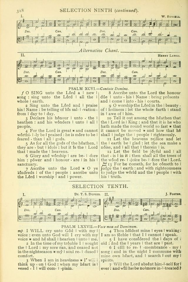The Church Service Book: containing the words and music for the choral service, the morning and evening canticles, the holy communion, the Psalter, a selection of hymns from the hymnal with music page 331