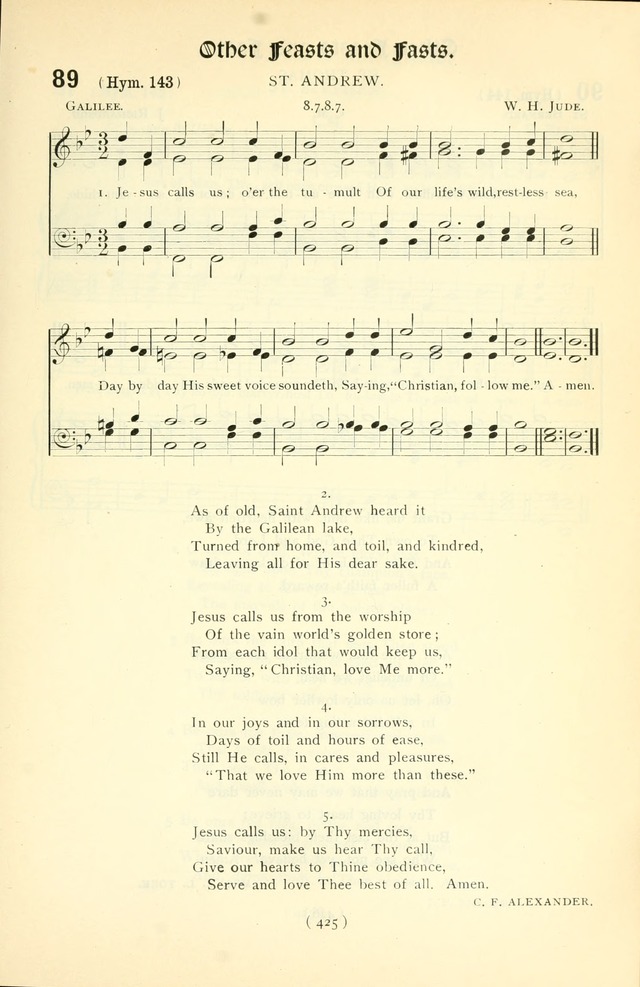 The Church Service Book: containing the words and music for the choral service, the morning and evening canticles, the holy communion, the Psalter, a selection of hymns from the hymnal with music page 440