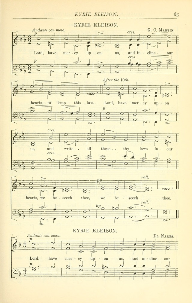 The Church Service Book: containing the words and music for the choral service, the morning and evening canticles, the holy communion, the Psalter, a selection of hymns from the hymnal with music page 92