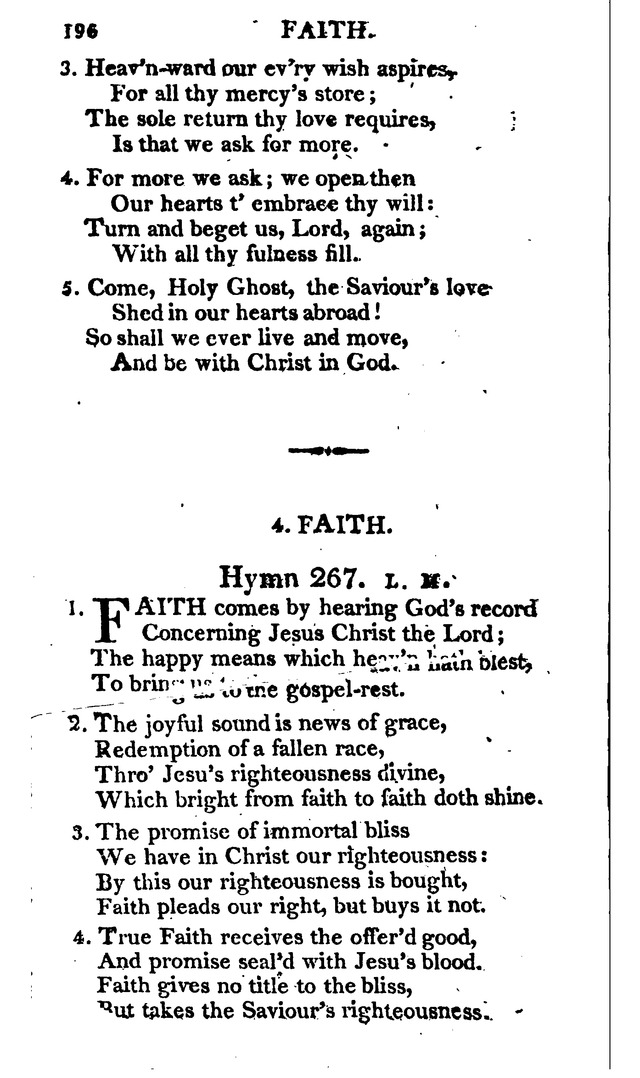 A Choice Selection of Evangelical Hymns, from various authors: for the use of the English Evangelical Lutheran Church in New York page 196
